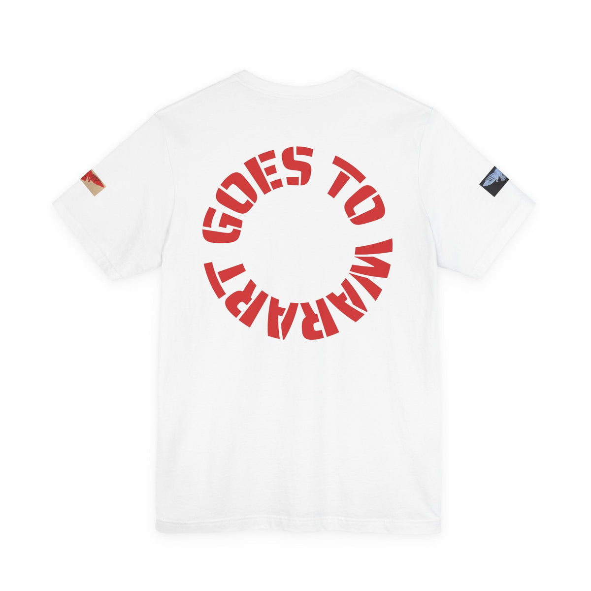 Tee. Art Goes to War T‑Shirt — Painter Portrait Graphic Tee — product photograph