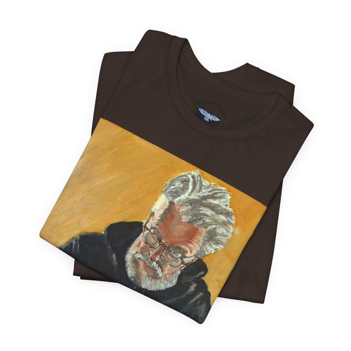 Tee. Art Goes to War T‑Shirt — Painter Portrait Graphic Tee — product photograph