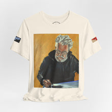 Tee. Art Goes to War T‑Shirt — Painter Portrait Graphic Tee — product photograph