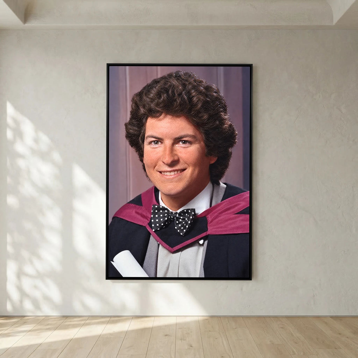 The Artist, University of Manchester Graduation — artwork presentation mockup