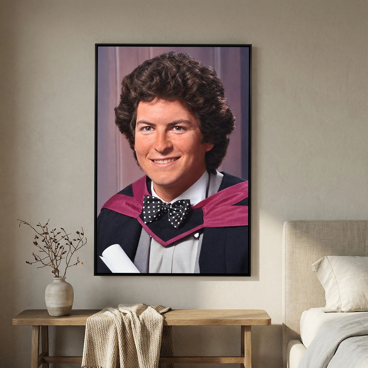 The Artist, University of Manchester Graduation — artwork presentation mockup
