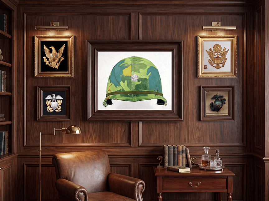 Uniform Insignia US Army, Marines (US & UK), Navy, Coast Guard, Collar Dogs, Shoulder Sleeve Insignia - Art goes to War