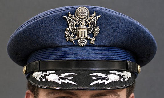 US Air Force, from 1947. Lt. Col. O' Day Visor Cap. Photograph - Art goes to War