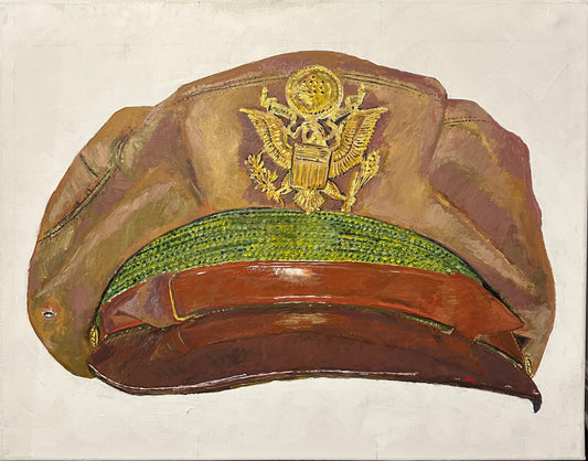 US Army Air Force (USAAF), WW2 Bancroft Crusher Cap Chocolate Khaki - Art goes to War