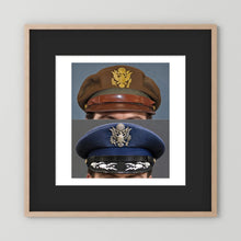 US Army Air Force WWII Crusher and US Air Force 1965 — composite presentation mockup