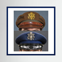 US Army Air Force WWII Crusher and US Air Force 1965 — composite presentation mockup
