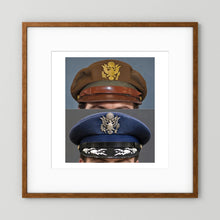 US Army Air Force WWII Crusher and US Air Force 1965 — composite presentation mockup
