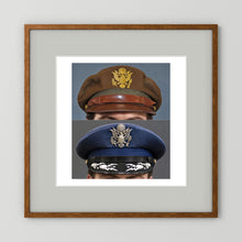 US Army Air Force WWII Crusher and US Air Force 1965 — composite presentation mockup