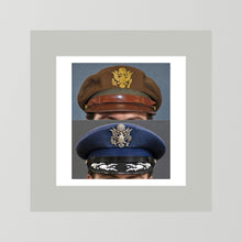 US Army Air Force WWII Crusher and US Air Force 1965 — composite presentation mockup