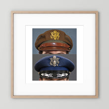 US Army Air Force WWII Crusher and US Air Force 1965 — composite presentation mockup