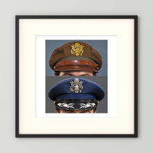 US Army Air Force WWII Crusher and US Air Force 1965 — composite presentation mockup