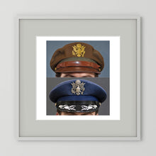 US Army Air Force WWII Crusher and US Air Force 1965 — composite presentation mockup