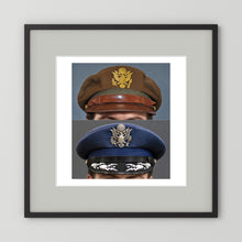US Army Air Force WWII Crusher and US Air Force 1965 — composite presentation mockup
