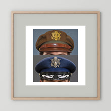 US Army Air Force WWII Crusher and US Air Force 1965 — composite presentation mockup