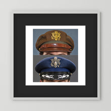 US Army Air Force WWII Crusher and US Air Force 1965 — composite presentation mockup