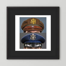 US Army Air Force WWII Crusher and US Air Force 1965 — composite presentation mockup