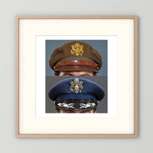 US Army Air Force WWII Crusher and US Air Force 1965 — composite presentation mockup