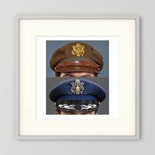 US Army Air Force WWII Crusher and US Air Force 1965 — composite presentation mockup