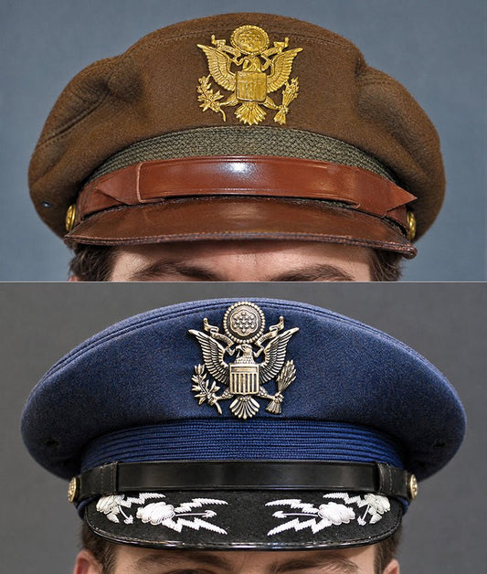 Composite image showing US Army Air Force WWII Crusher and US Air Force 1965