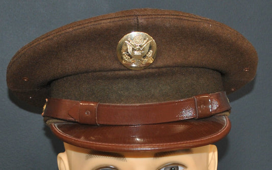 US Army, Enlisted, WW2 Visor Cap. - Art goes to War