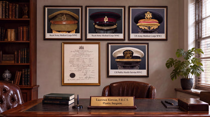 US Army Medical Service Dress Cap - Art goes to War