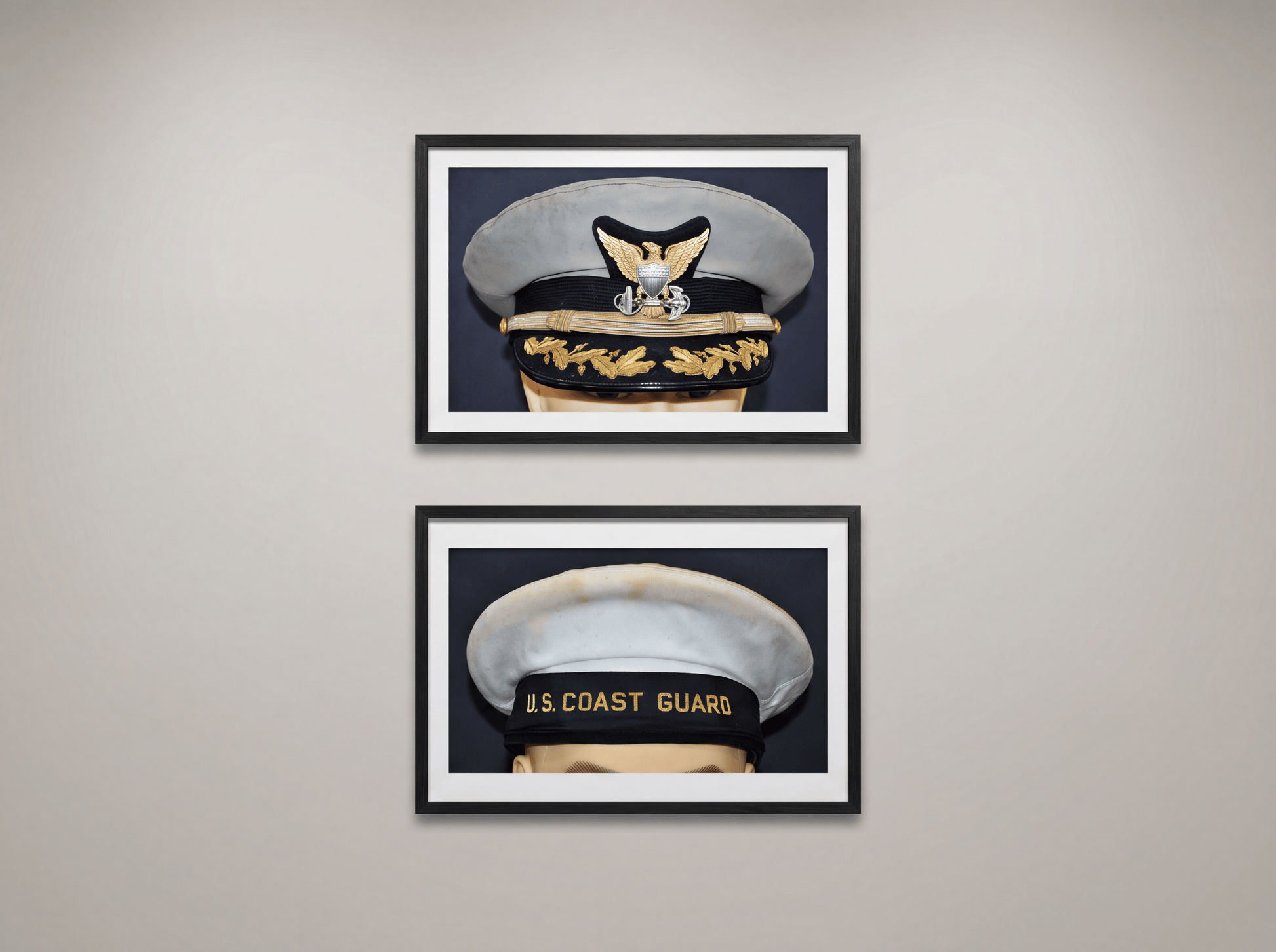 US Coast Guard (USCG) WW2 "Donald Duck" Cap. - Art goes to War