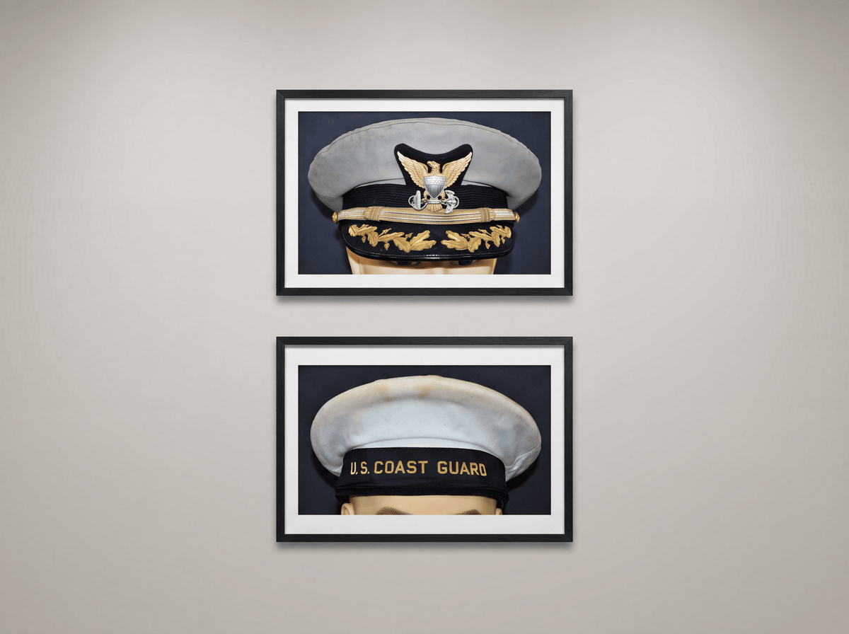 US Coast Guard (USCG) WW2 "Donald Duck" Cap. - Art goes to War