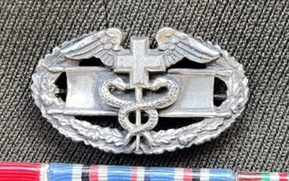 US Combat Infantryman Badge (CIB) & Army Combat Medical Badge (CMB) - Art goes to War