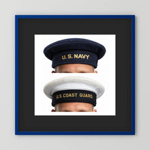 US Navy & US Coast Guard 'Donald Duck" Enlisted men's cap — composite presentation mockup