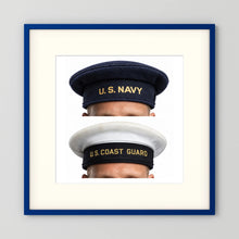 US Navy & US Coast Guard 'Donald Duck" Enlisted men's cap — composite presentation mockup