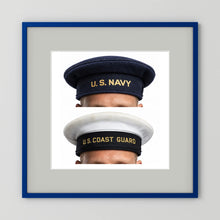 US Navy & US Coast Guard 'Donald Duck" Enlisted men's cap — composite presentation mockup