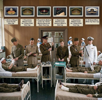 US Public Health Service, Visor Cap. Photograph - Art goes to War
