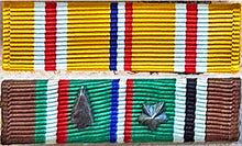 US WW2 Medal Ribbon Bar 1. PTO & ETO. Photograph - Art goes to War