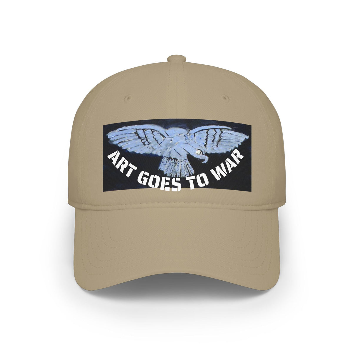 Vintage Blue Eagle Low Profile Baseball Cap — Retro Bird Graphic Dad Hat - Art goes to War