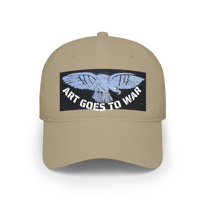 Vintage Blue Eagle Low Profile Baseball Cap — Retro Bird Graphic Dad Hat - Art goes to War