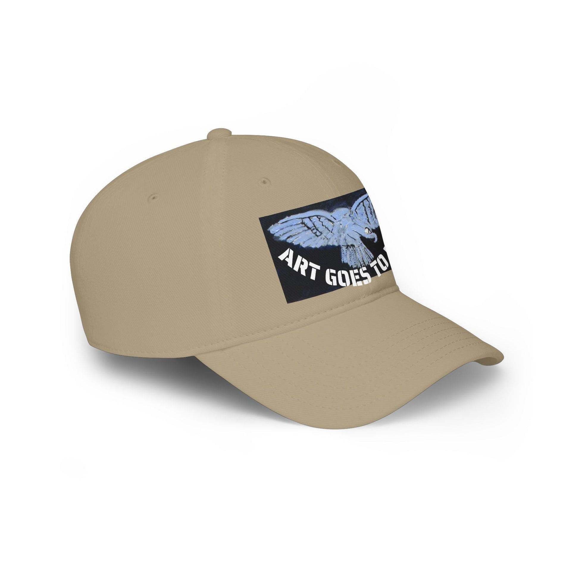 Vintage Blue Eagle Low Profile Baseball Cap — Retro Bird Graphic Dad Hat - Art goes to War