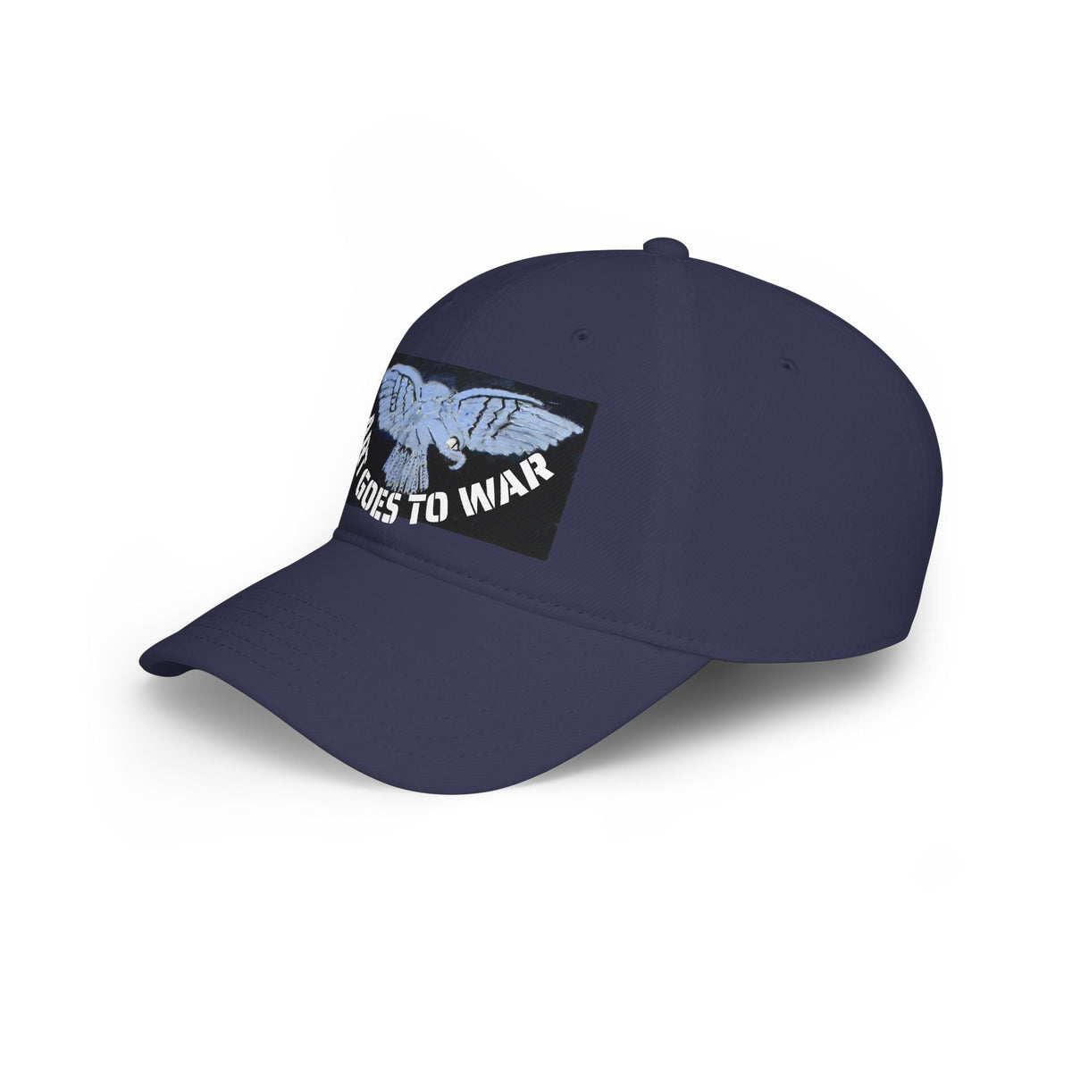 Vintage Blue Eagle Low Profile Baseball Cap — Retro Bird Graphic Dad Hat - Art goes to War