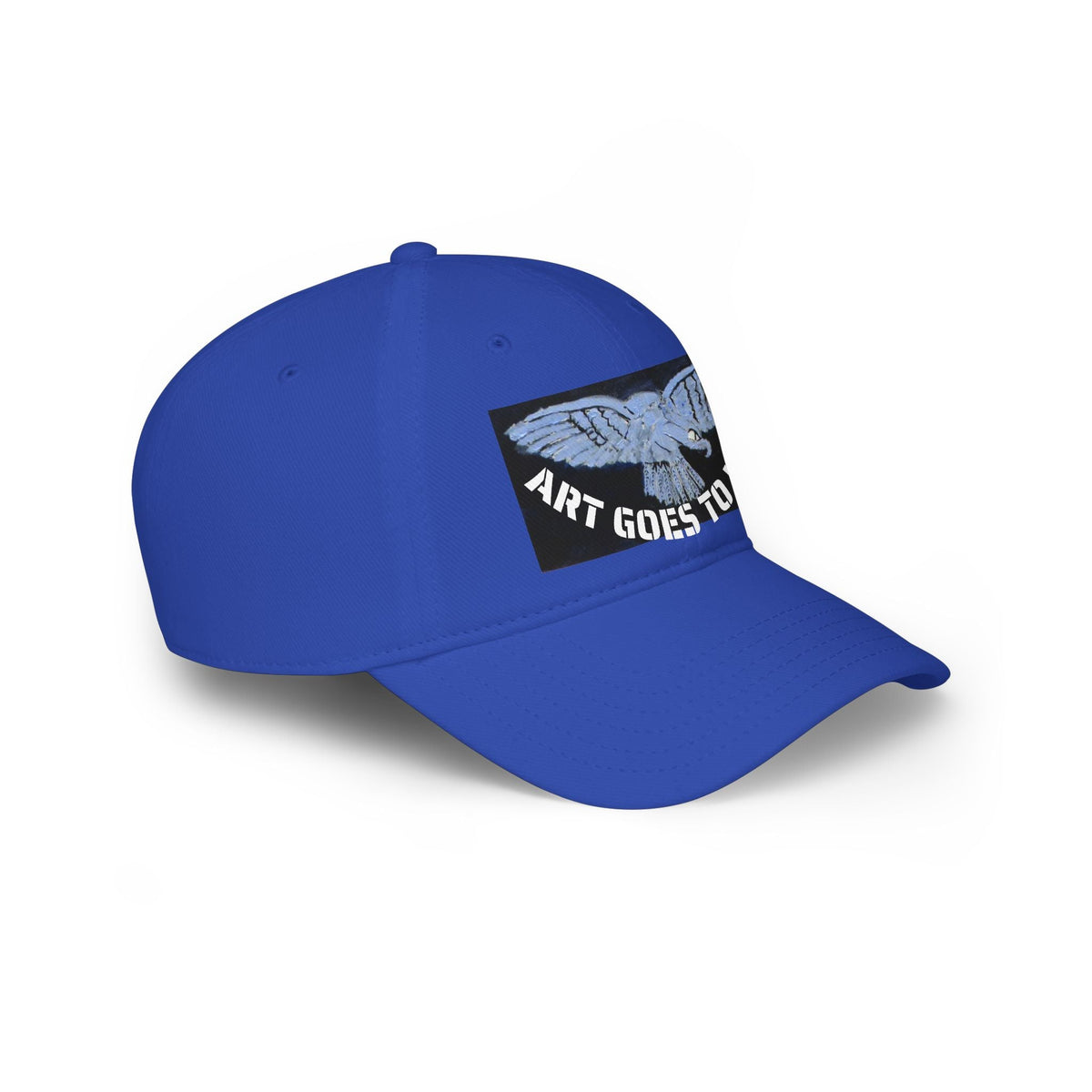 Vintage Blue Eagle Low Profile Baseball Cap — Retro Bird Graphic Dad Hat - Art goes to War
