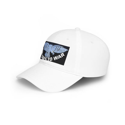 Vintage Blue Eagle Low Profile Baseball Cap — Retro Bird Graphic Dad Hat - Art goes to War