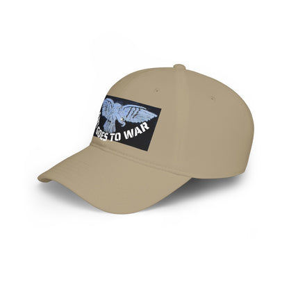 Vintage Blue Eagle Low Profile Baseball Cap — Retro Bird Graphic Dad Hat - Art goes to War