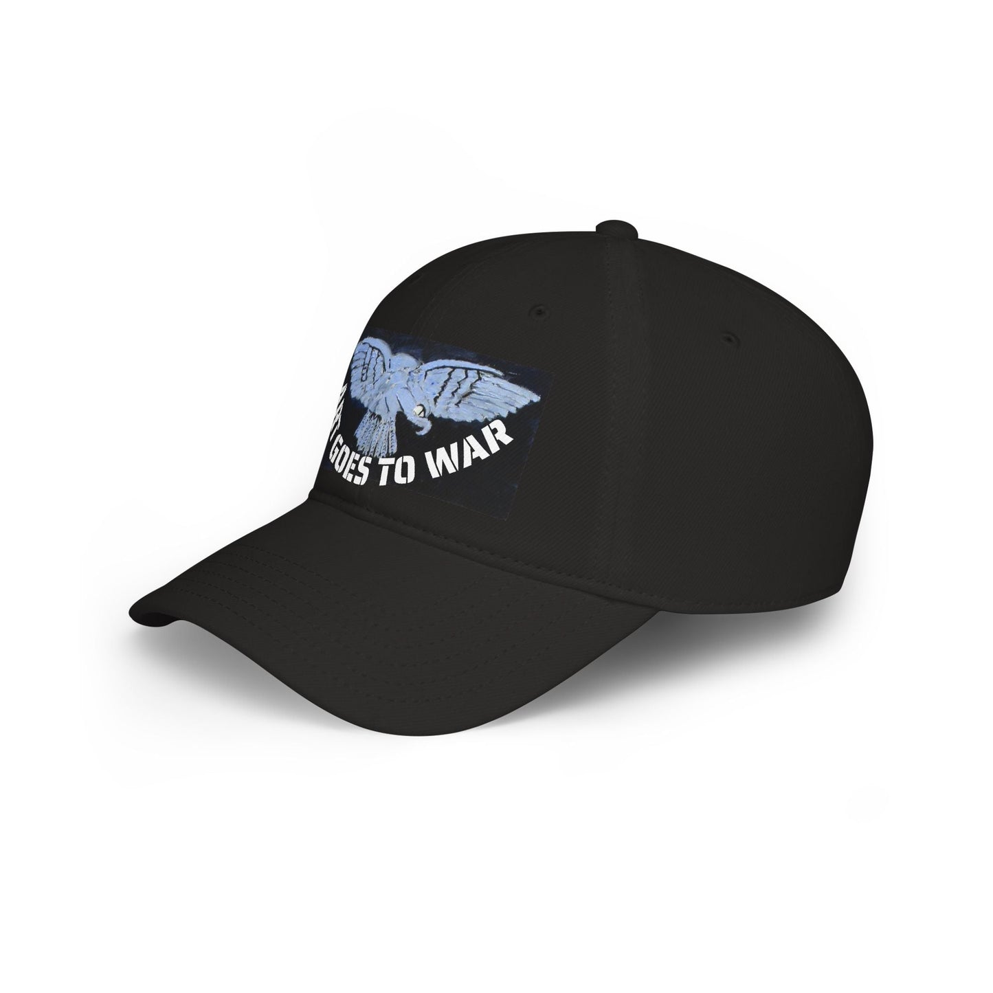 Vintage Blue Eagle Low Profile Baseball Cap — Retro Bird Graphic Dad Hat - Art goes to War