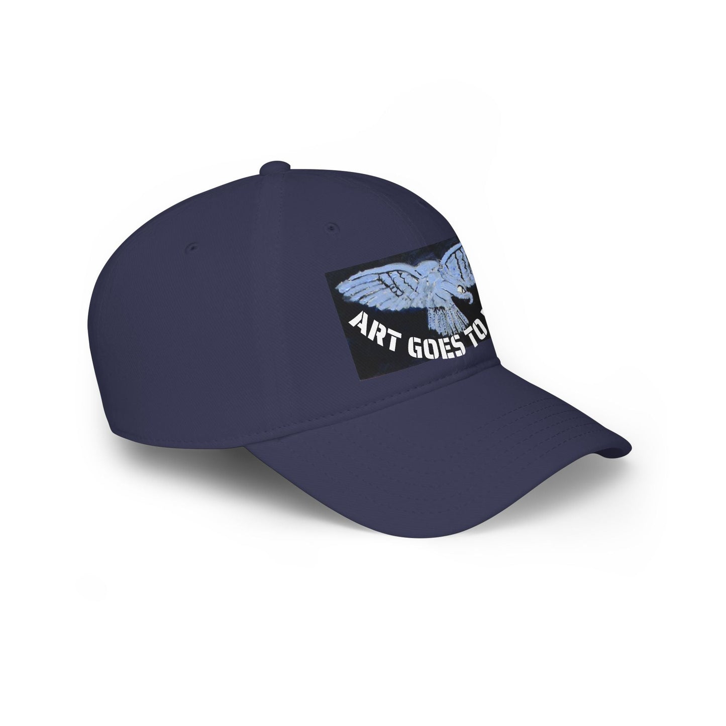 Vintage Blue Eagle Low Profile Baseball Cap — Retro Bird Graphic Dad Hat - Art goes to War