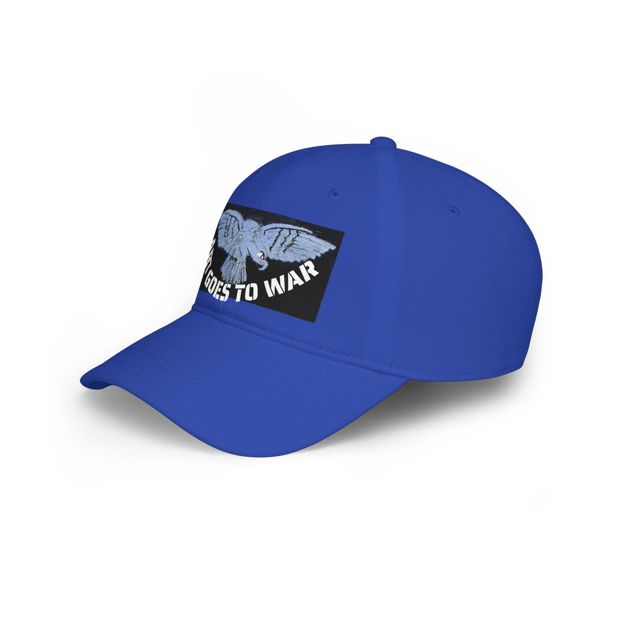 Vintage Blue Eagle Low Profile Baseball Cap — Retro Bird Graphic Dad Hat - Art goes to War