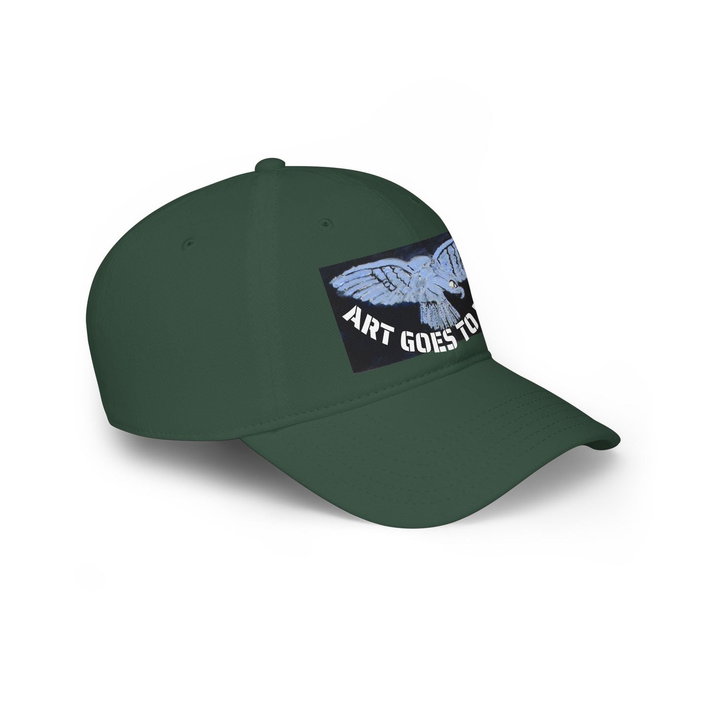Vintage Blue Eagle Low Profile Baseball Cap — Retro Bird Graphic Dad Hat - Art goes to War