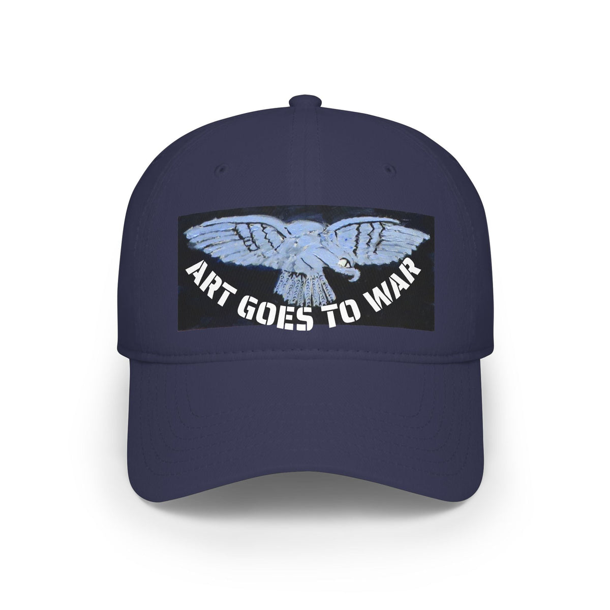 Vintage Blue Eagle Low Profile Baseball Cap — Retro Bird Graphic Dad Hat - Art goes to War