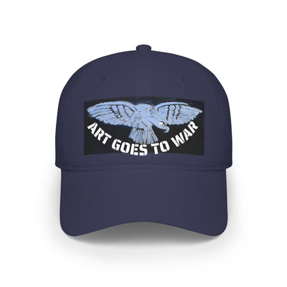 Vintage Blue Eagle Low Profile Baseball Cap — Retro Bird Graphic Dad Hat - Art goes to War