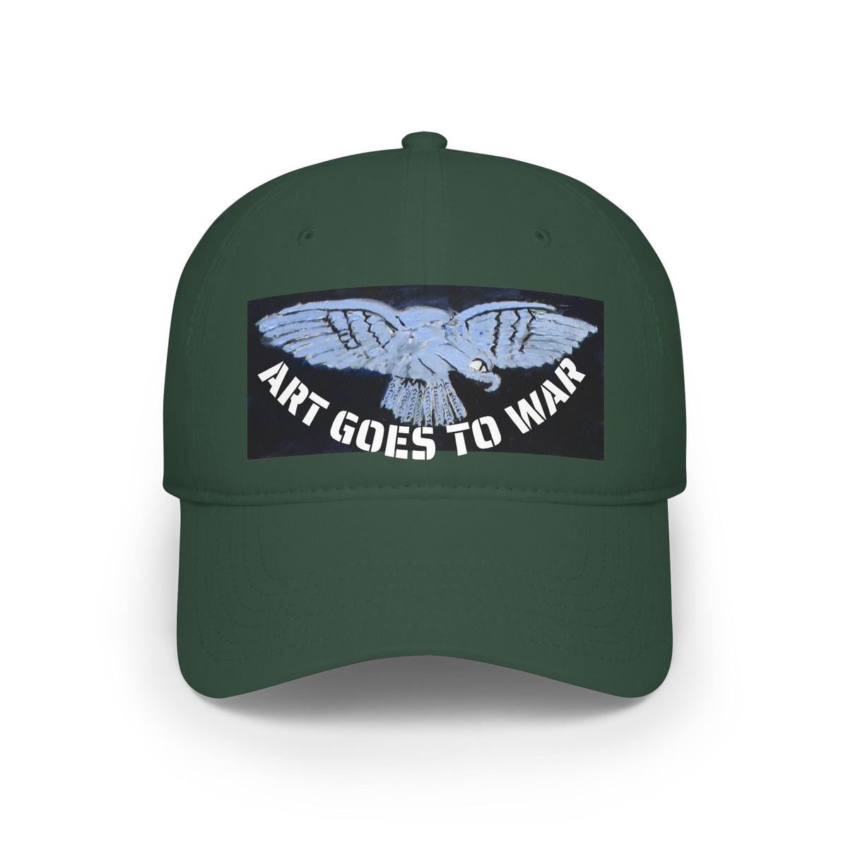Vintage Blue Eagle Low Profile Baseball Cap — Retro Bird Graphic Dad Hat - Art goes to War