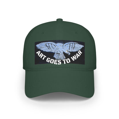 Vintage Blue Eagle Low Profile Baseball Cap — Retro Bird Graphic Dad Hat - Art goes to War