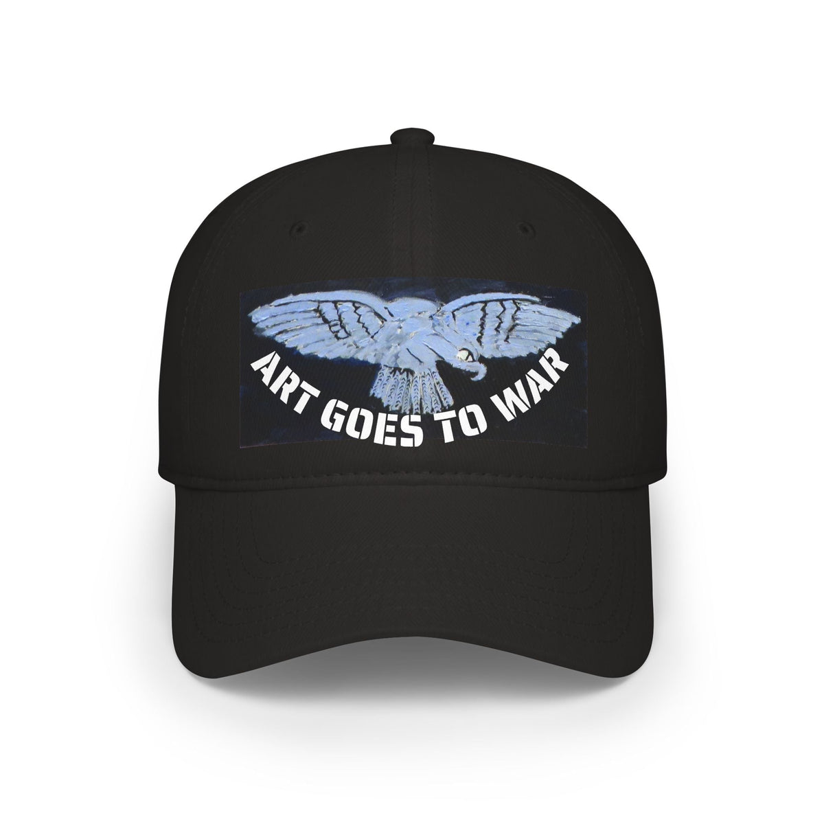 Vintage Blue Eagle Low Profile Baseball Cap — Retro Bird Graphic Dad Hat - Art goes to War