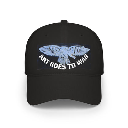 Vintage Blue Eagle Low Profile Baseball Cap — Retro Bird Graphic Dad Hat - Art goes to War